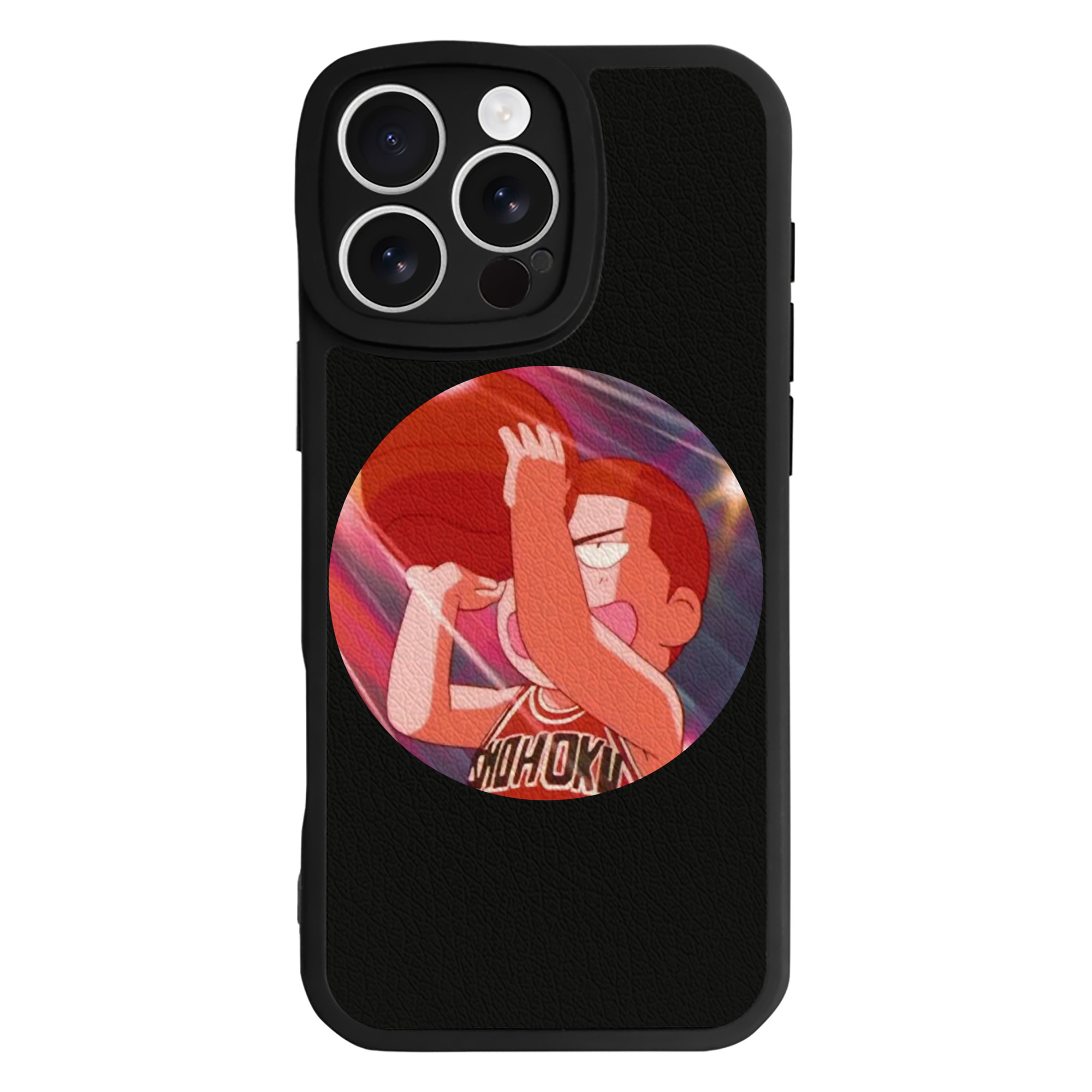 （画像用） SLAM DUNK／スラムダンク 【iPhone 16シリーズ対応】シリコンスマホケース（レザー調） 材質：シリコン